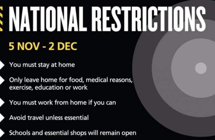 Set of exemptions during National Restrictions