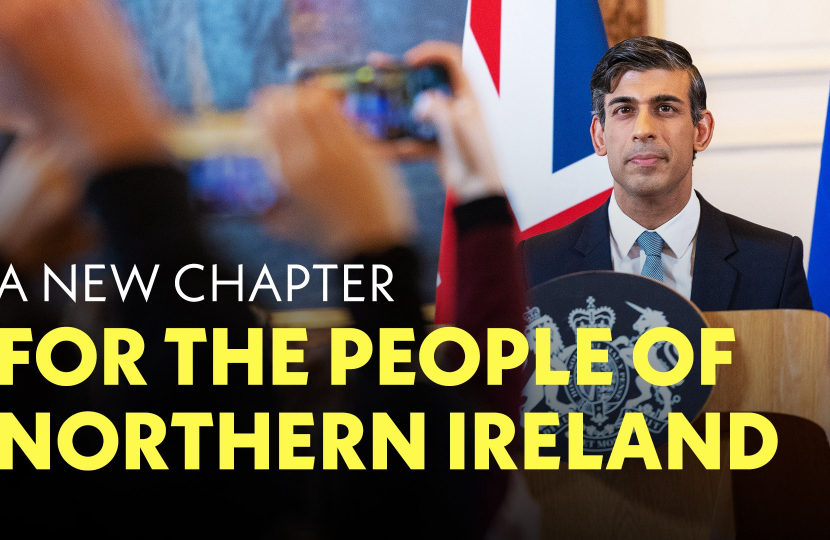 A new chapter for the people of Northern Ireland